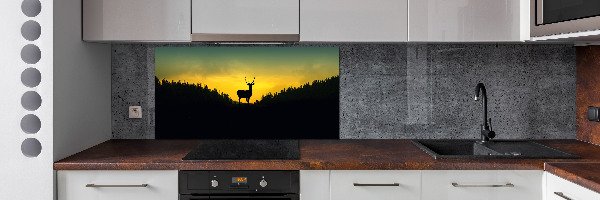 Cooker splashback Deer