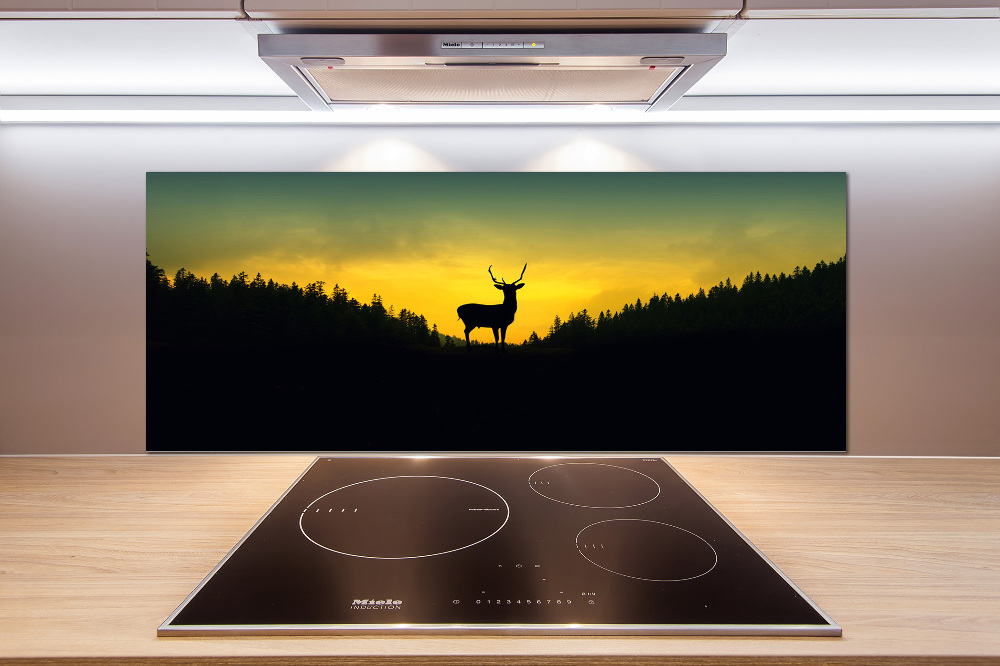 Cooker splashback Deer