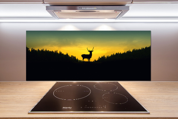 Cooker splashback Deer