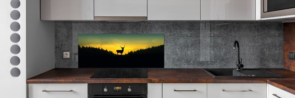 Cooker splashback Deer