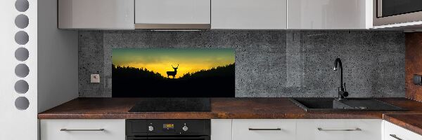 Cooker splashback Deer