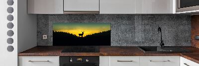 Cooker splashback Deer