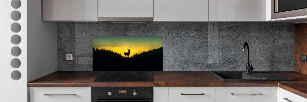 Cooker splashback Deer