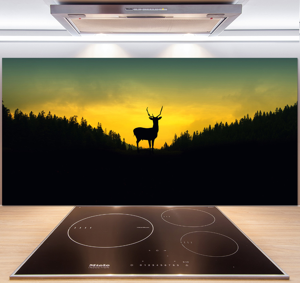 Cooker splashback Deer