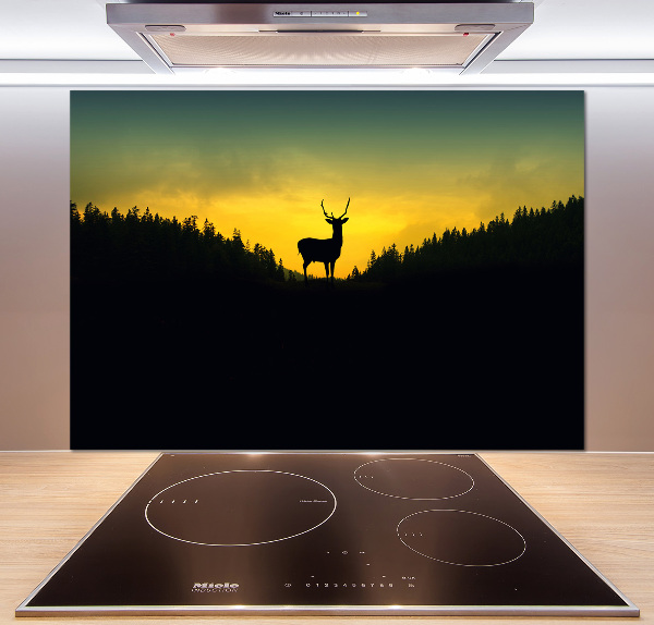 Cooker splashback Deer