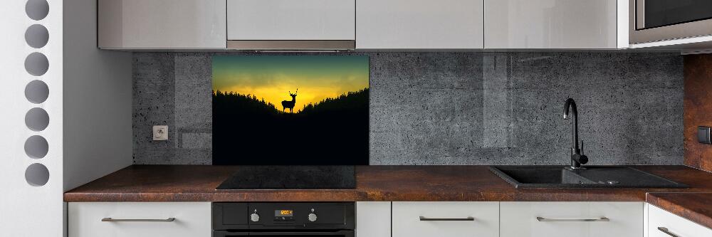 Cooker splashback Deer