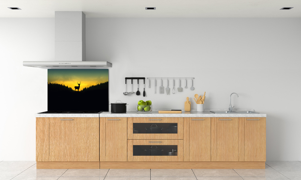 Cooker splashback Deer