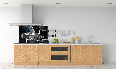 Kitchen splashback panel Spacecraft