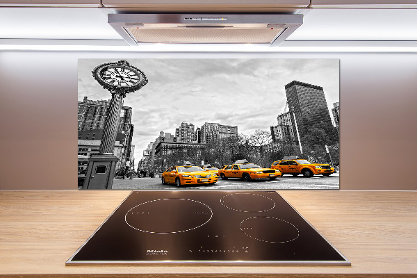 Cooker splashback New York taxis