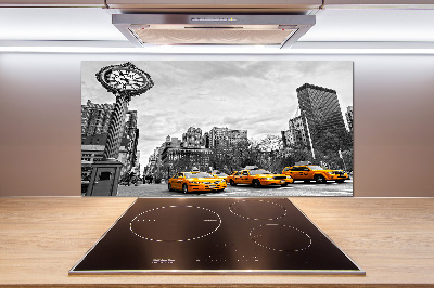 Cooker splashback New York taxis