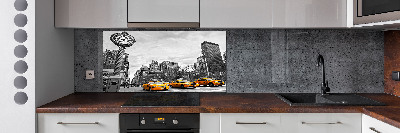 Cooker splashback New York taxis