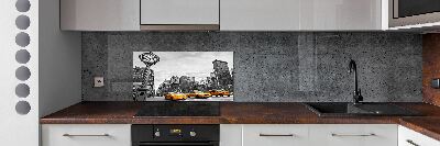 Cooker splashback New York taxis