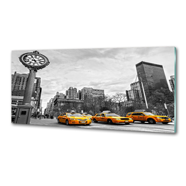 Cooker splashback New York taxis