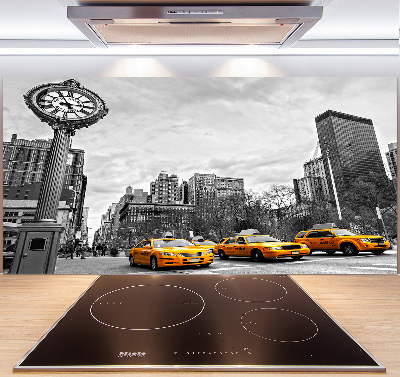 Cooker splashback New York taxis