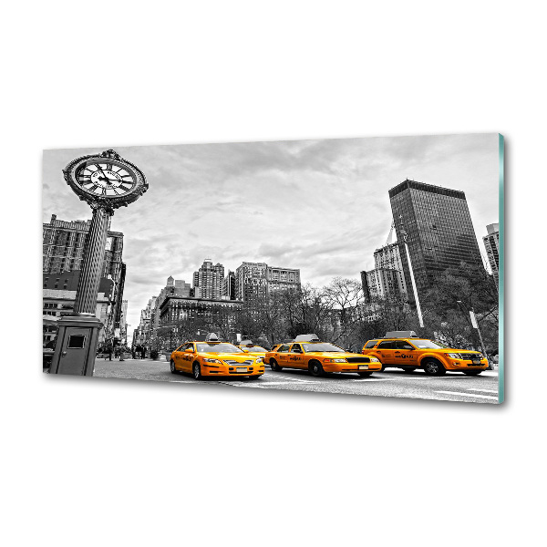 Cooker splashback New York taxis