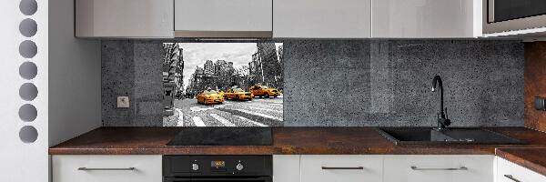 Cooker splashback New York taxis