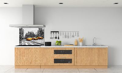 Cooker splashback New York taxis