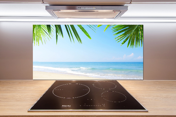 Kitchen splashback Tropical beach