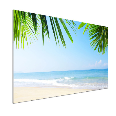 Kitchen splashback Tropical beach