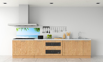 Kitchen splashback Tropical beach