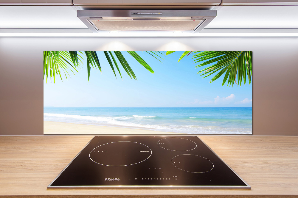 Kitchen splashback Tropical beach