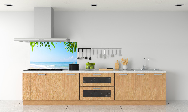 Kitchen splashback Tropical beach