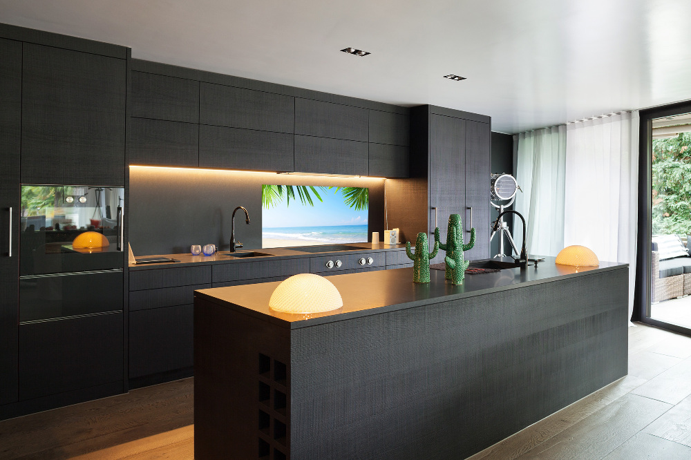 Kitchen splashback Tropical beach