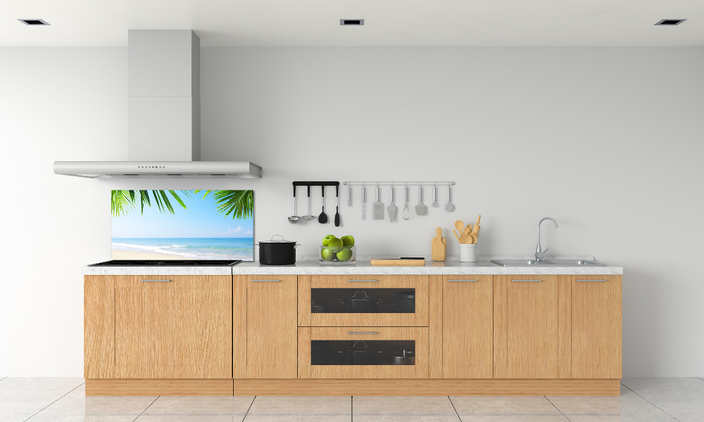 Kitchen splashback Tropical beach