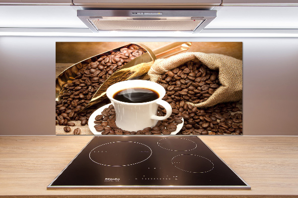 Cooker splashback Cup of coffee