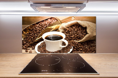 Cooker splashback Cup of coffee