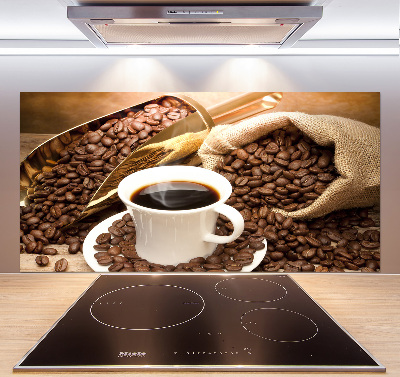 Cooker splashback Cup of coffee