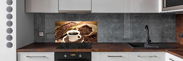 Cooker splashback Cup of coffee