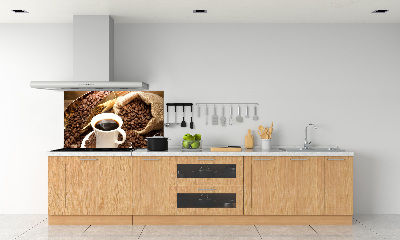 Cooker splashback Cup of coffee