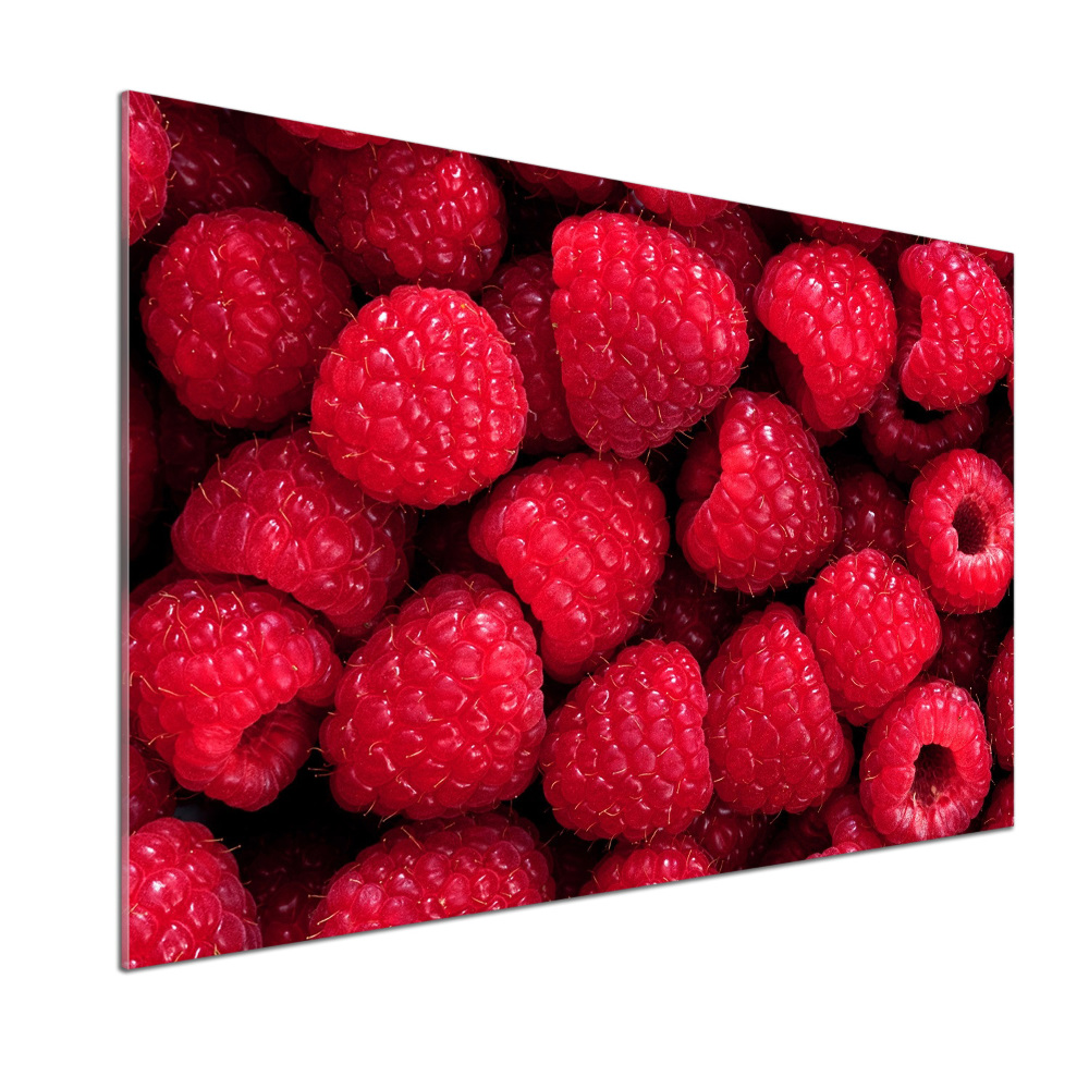 Cooker splashback Raspberries