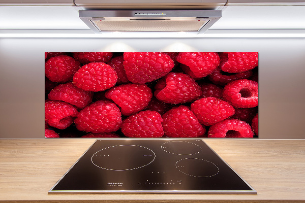 Cooker splashback Raspberries