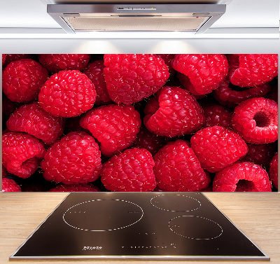 Cooker splashback Raspberries