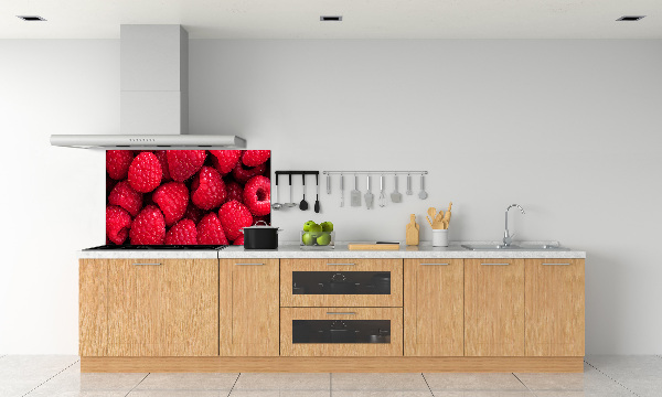 Cooker splashback Raspberries