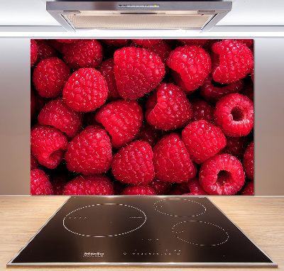 Cooker splashback Raspberries