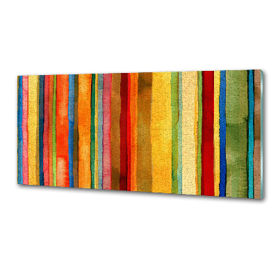 Cooker splashback Colorful stripes