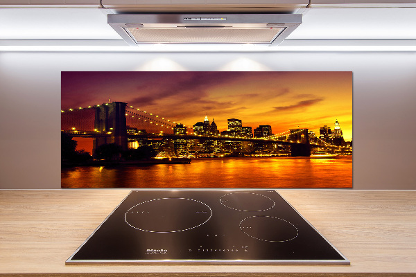 Cooker splashback Brooklyn bridge