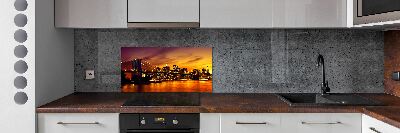 Cooker splashback Brooklyn bridge