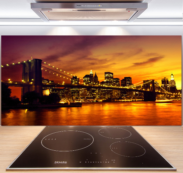 Cooker splashback Brooklyn bridge