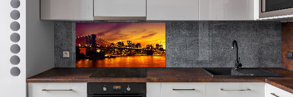 Cooker splashback Brooklyn bridge