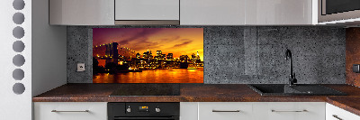 Cooker splashback Brooklyn bridge