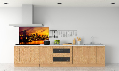 Cooker splashback Brooklyn bridge