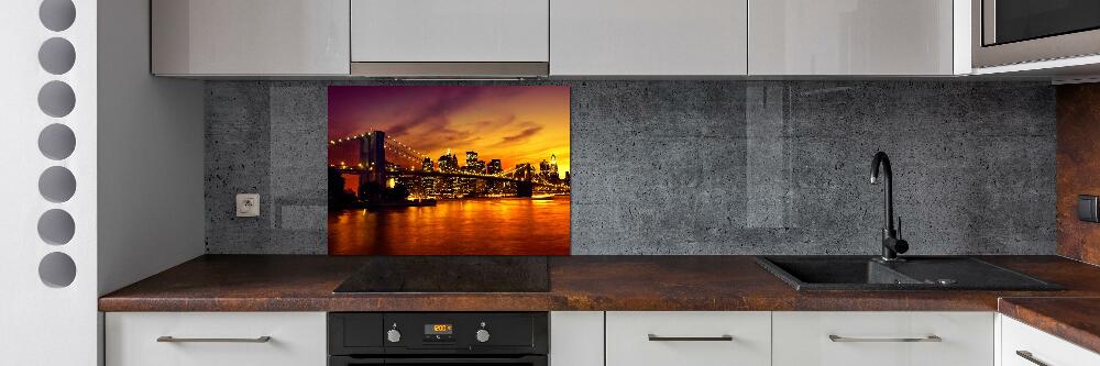 Cooker splashback Brooklyn bridge