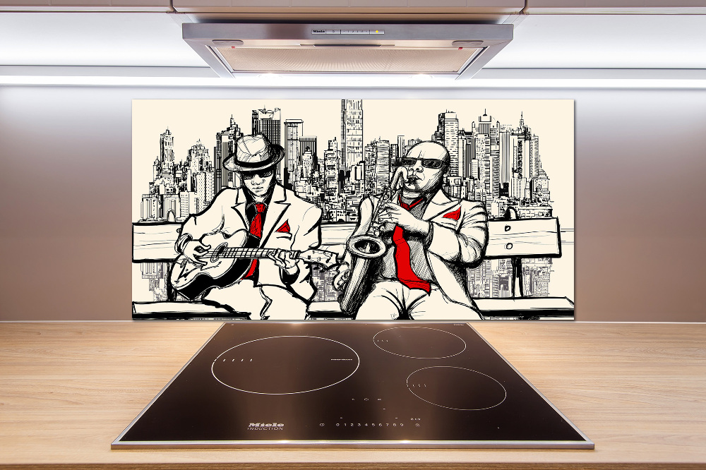 Cooker splashback New York Jazz