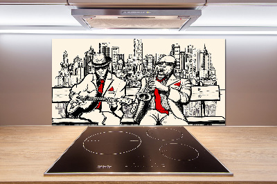 Cooker splashback New York Jazz