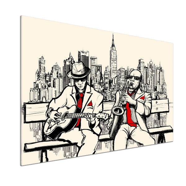 Cooker splashback New York Jazz