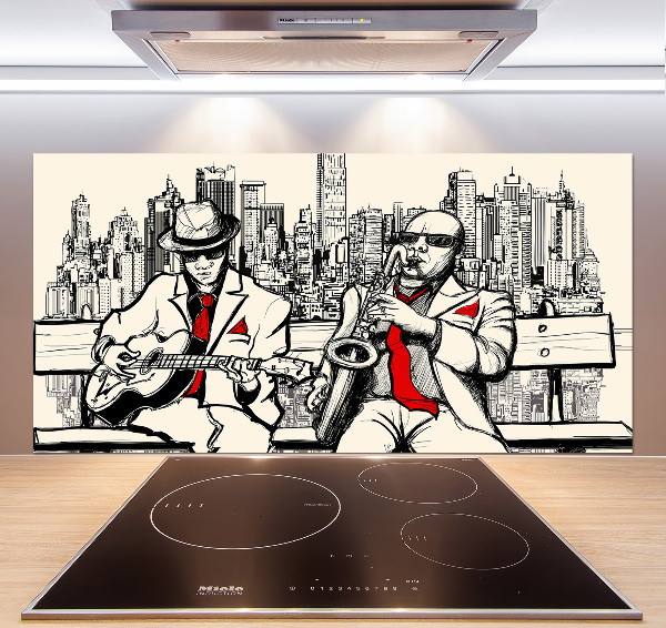 Cooker splashback New York Jazz